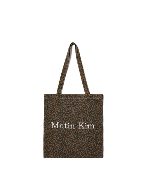 MATIN KIM MATIN KIM Leopard Ecobag Brown