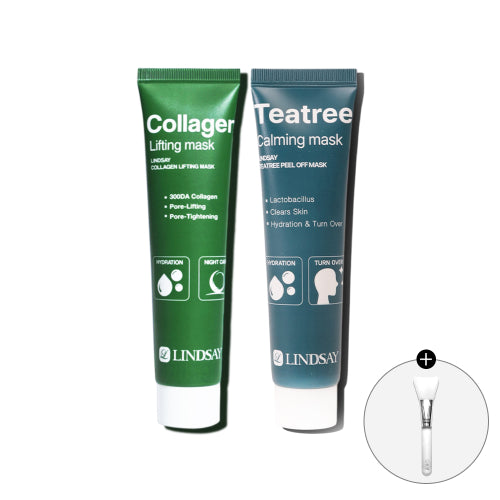 LINDSAY LINDSAY Cooling Soothing Moisturizing Mask Peel-Off Pack