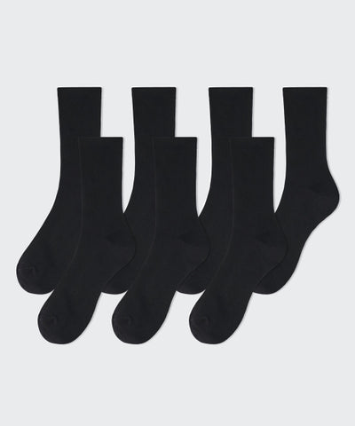 MUSINSA STANDARD WOMAN Women's Fine Ribbed Crew Socks 7 Pack