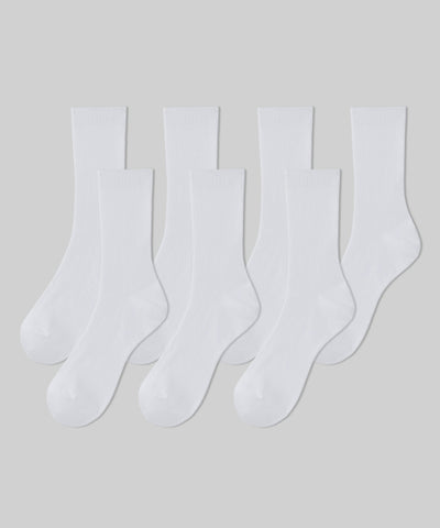 MUSINSA STANDARD WOMAN Women's Fine Ribbed Crew Socks 7 Pack