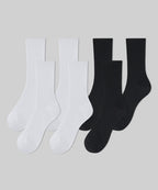 MUSINSA STANDARD WOMAN MUSINSA STANDARD WOMAN Women's Fine Ribbed Crew Socks 7 Pack