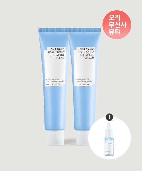 ONETHING [2PACK] 2 70ml hyaluronic squalane cream + [Giveaway] 10ml serum