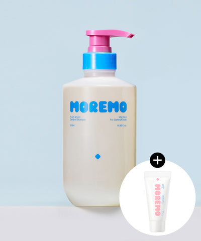 Moremo Fresh & Cool Dandruff Shampoo 500ml + (Free) Recovery Balm 20ml