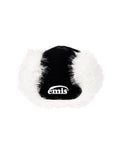 EMIS EMIS CORDUROY FUR EARFLAP CAP - BLACK