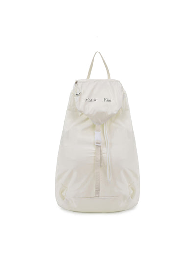MATIN KIM Glossy Packable Backpack