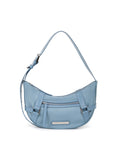 MATIN KIM MATIN KIM Fabric Arc Hobo Bag Smoke Blue