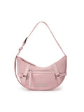 MATIN KIM MATIN KIM Fabric Arc Hobo Bag in Light Pink