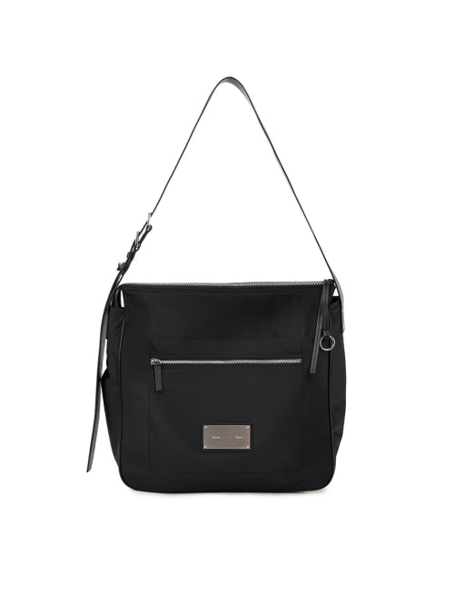 MATIN KIM MATIN KIM Embossed Logo Fabric Shoulder Bag