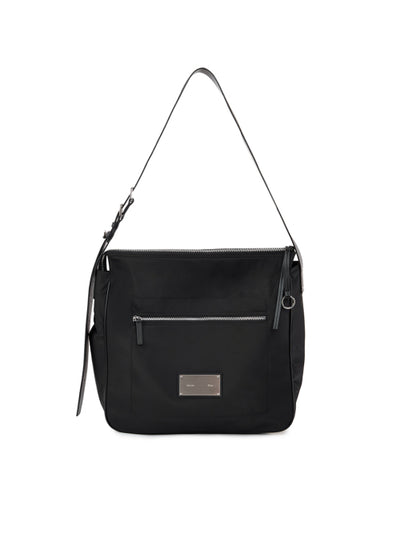 MATIN KIM Embossed Logo Fabric Shoulder Bag