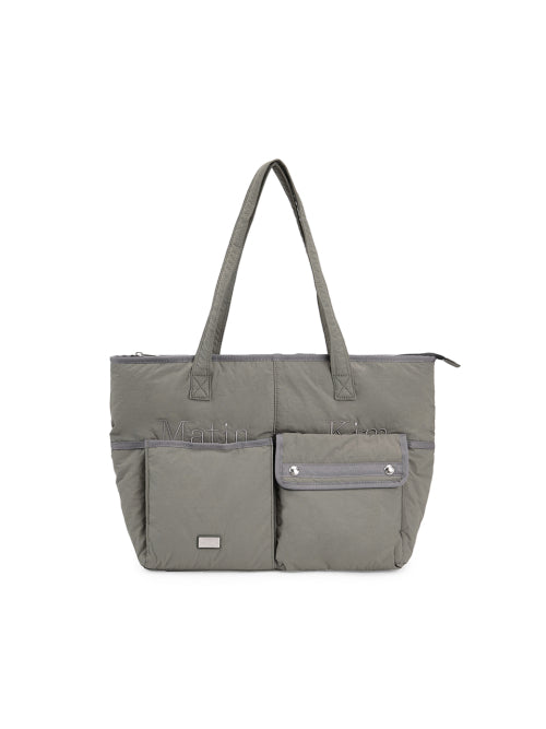 MATIN KIM MATIN KIM Pocket Utility Nylon Big Shoulder Bag