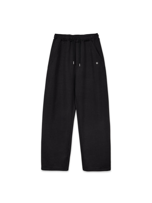 MATIN KIM MATIN KIM Back Pocket Glitter Sweatpants for Women in Black