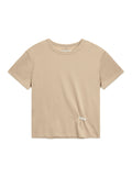 MATIN KIM MATIN KIM T-Shirt Mini Label Shirring Top