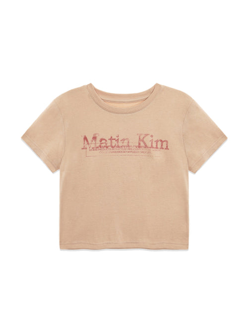 MATIN KIM MATIN KIM T-Shirt Crop Top