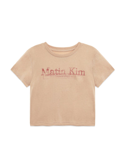 MATIN KIM T-Shirt Crop Top