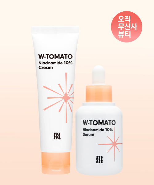 MERZY [2-piece set] Merge White Tomato Niacinamide 10% Serum + Cream