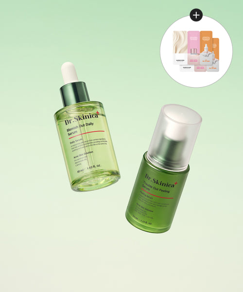JAMINKYUNG JAMINKYUNG Dr. Skinica Plus Trouble Out Serum Duo (Peeling Serum 34ml + Daily Serum 48ml)