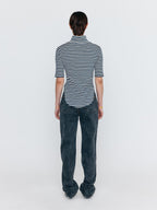 EENK EENK T-Shirt High Neck Stripe