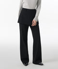 MUSINSA STANDARD WOMAN MUSINSA STANDARD WOMAN Slacks Women's Wrap Skirt [Black]