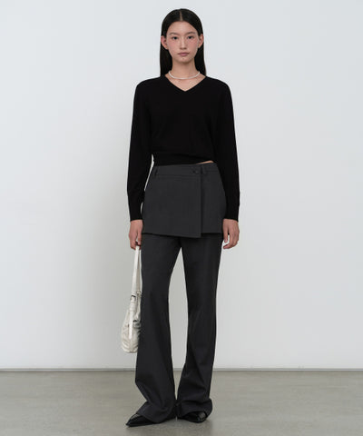 MUSINSA STANDARD WOMAN Slacks Gray