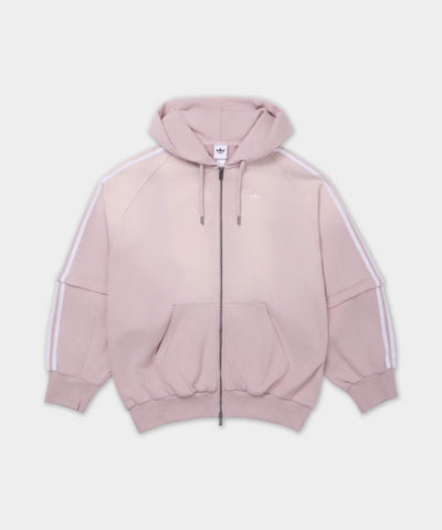ADIDAS ADILENIUM 4 Team Geist Washed Oversized Full Zip Hoodie - Size S
