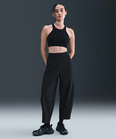 NIKE Pants High Waist Loose Barrel Leg Women - Black
