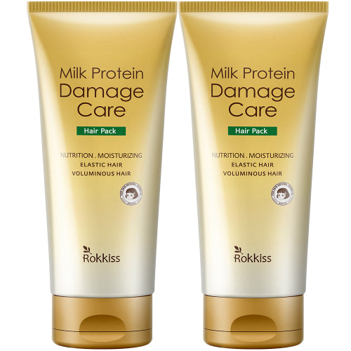 ROKKISS Milk Protein Damage Care Hair Pack 250ml, 2 pieces