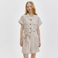 MARIECLAIRE MARIECLAIRE Jumpsuit Linen Belt