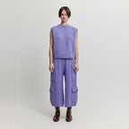 EENK XEA Pocket Cable knit Pants - Purple