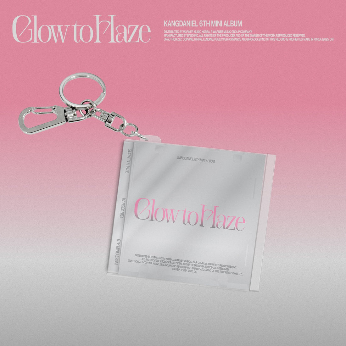 KANGDANIEL - [Glow to Haze] (MINI CD KEYRING Ver.)