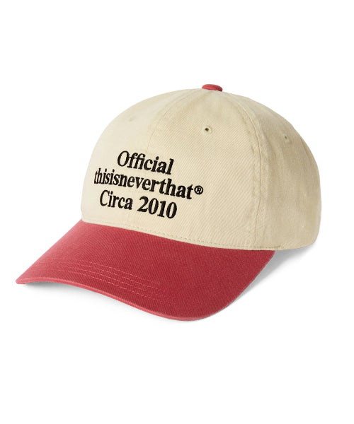 THISISNEVERTHAT THISISNEVERTHAT Times Cap Ivory/Pink