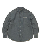 THISISNEVERTHAT THISISNEVERTHAT Washed Denim Shirt Navy