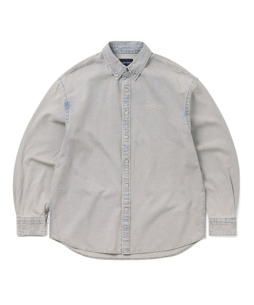 THISISNEVERTHAT THISISNEVERTHAT Washed Denim Shirt Lavender