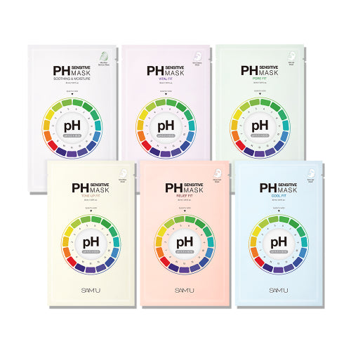 SAMU SAMU PH Sensitive Mask Pack 15EA, Choose 1 of 6 Types