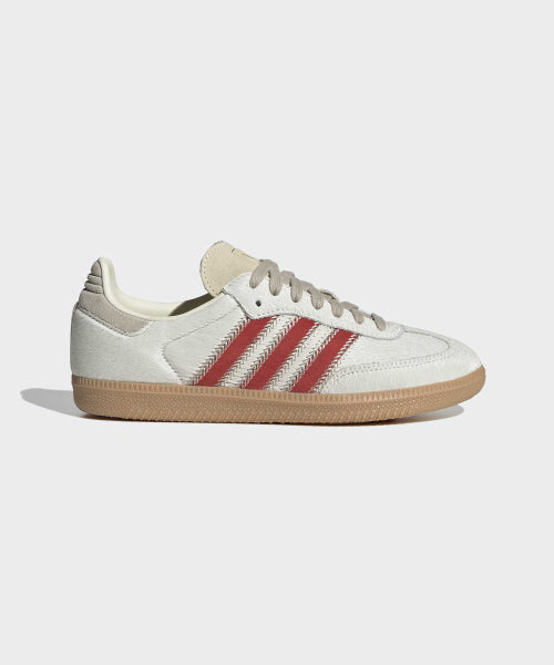 ADIDAS ADIDAS Samba OG Sneakers - Cream White: Red