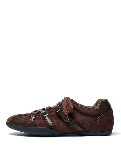 MATIN KIM MATIN KIM Sneakers Cross Strap Suede Block