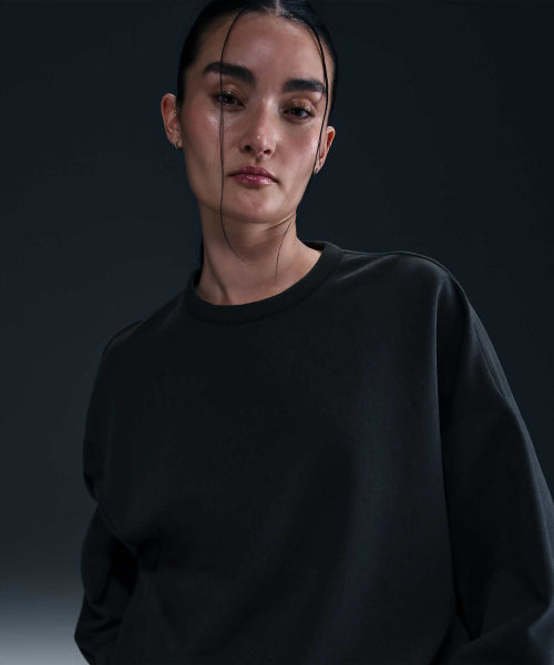 NIKE NIKE Sweatshirt Oversized Crew Neck Top W - Size