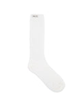 MATIN KIM MATIN KIM SMALL LOGO POINT RIBBED SOCKS (SIZE FREE)