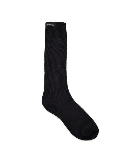 MATIN KIM Socks Ribbed Black