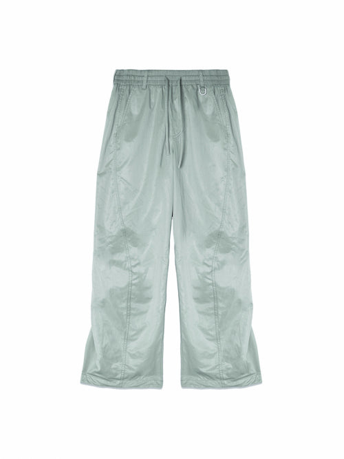 MATIN KIM MATIN KIM Glossy Banding Track Pants in Mint