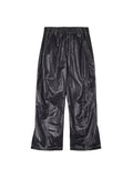 MATIN KIM MATIN KIM GLOSSY BANDING TRACK PANTS