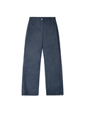 MATIN KIM MATIN KIM BACK TUCK DETAIL PANTS in Navy