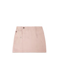 MATIN KIM MATIN KIM Pocket Foldover Wrap Mini Skirt