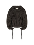 MATIN KIM MATIN KIM Hoodie with Sleeve String Detail