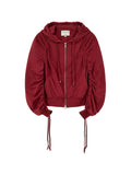 MATIN KIM MATIN KIM Hoodie with Sleeve String Detail