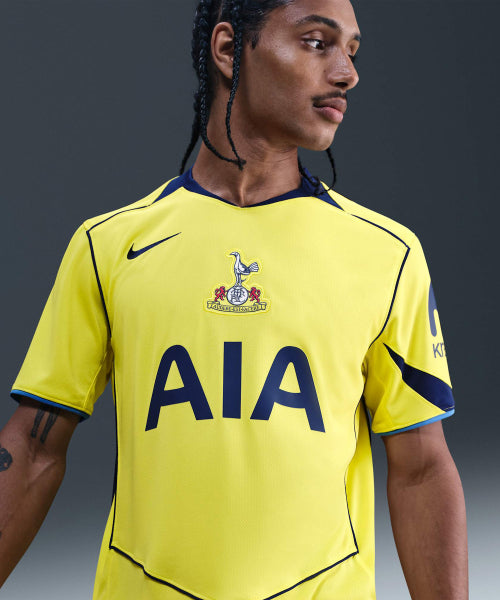 NIKE NIKE Soccer Jersey M - Dynamic Yellow:Blue Void:Pacific Blue