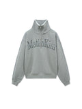 MATIN KIM MATIN KIM Cut Out Half Zip Sweatshirt Women
