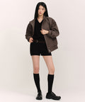 MUSINSA STANDARD WOMAN MUSINSA STANDARD WOMAN Women's Mini Boucle Knit Shorts [Black]
