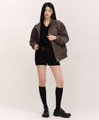 MUSINSA STANDARD WOMAN MUSINSA STANDARD WOMAN Women's Mini Boucle Knit Shorts [Black]
