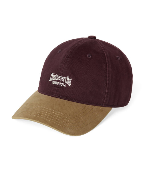THISISNEVERTHAT THISISNEVERTHAT Small RS-Logo Cap Burgundy/Beige