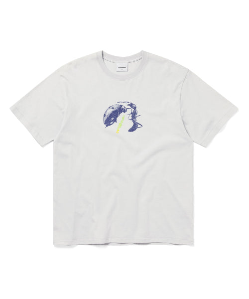 THISISNEVERTHAT THISISNEVERTHAT T-Shirt Silver Grey